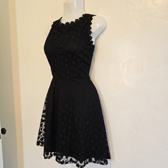 Lily Rose - Black Fit & Flare Mini Dress - Picture 6 of 15